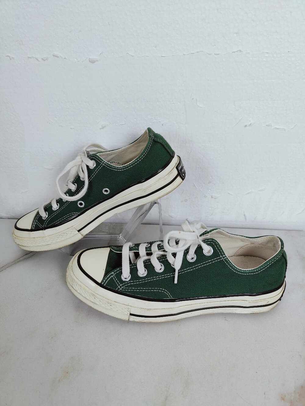 Converse Chuck 70 Low 'Midnight Clover' Canvas Platform Sneakers, 5(M) 7(W)